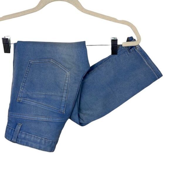 Free People High Rise Light Blue Skinny Jeans Size 24 Denim Zipper Fly Boho Jean - Picture 5 of 13